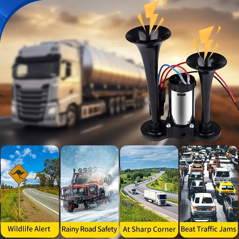 Hornix™ - Commanding Dual-Tone Alert for Vehicles
