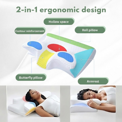 Nuvora™ - Ergonomic Contour Support For Restful Sleep