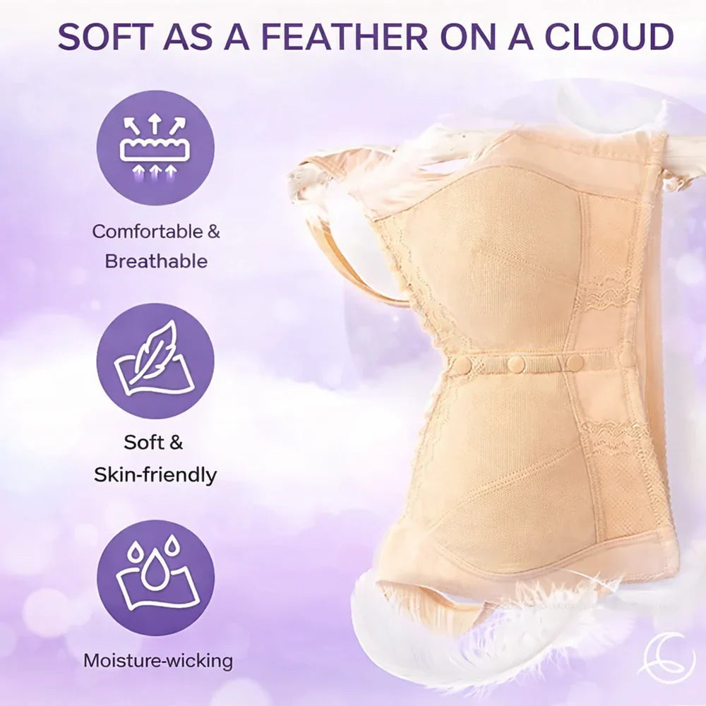 Velora™ - Effortless Front-Closure Comfort All Day