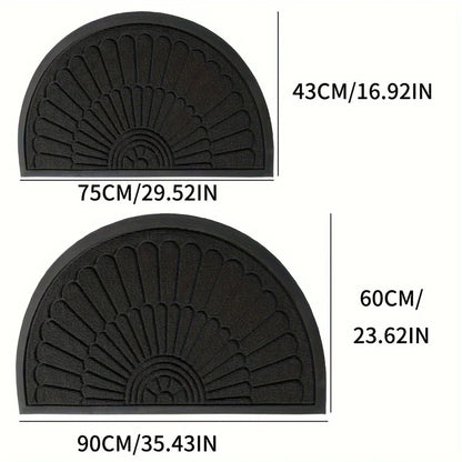 Halysa™ - Slim Half-Round Mat That Traps Dirt