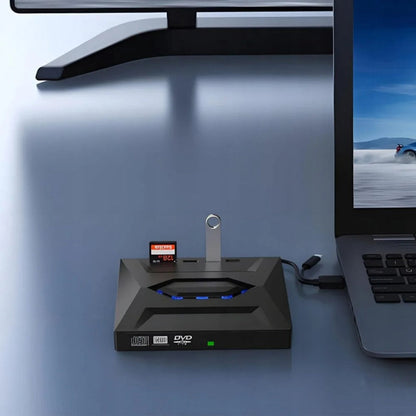 Virel™ - Portable Disc Drive and Media Hub for Travel