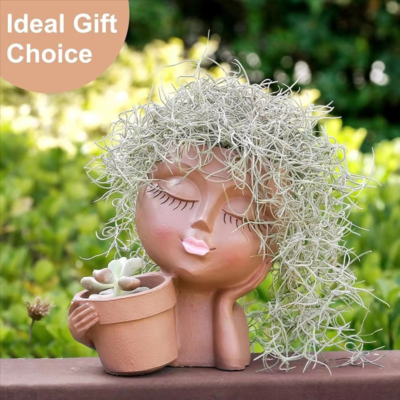 Aestel™ - Sculptural Double-Faced Planter for Plants