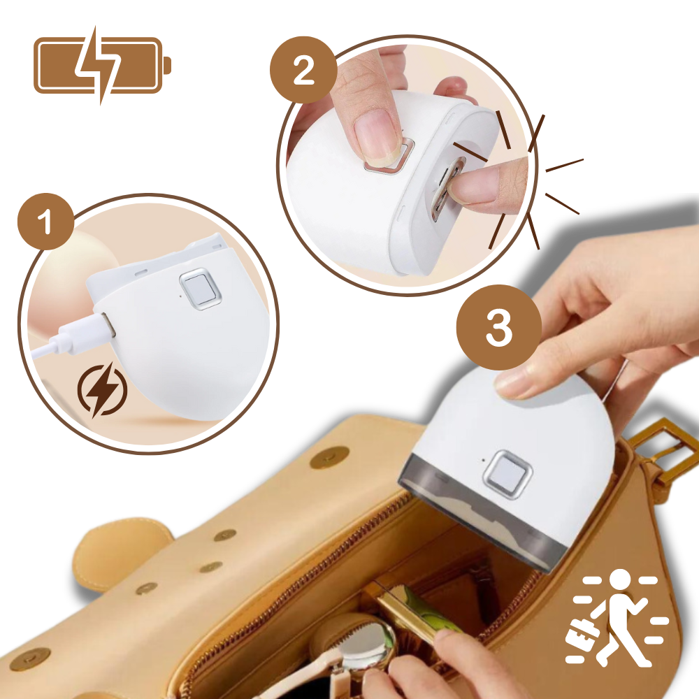 Manori™ - Compact Rechargeable Nail Grinder for Precise Grooming