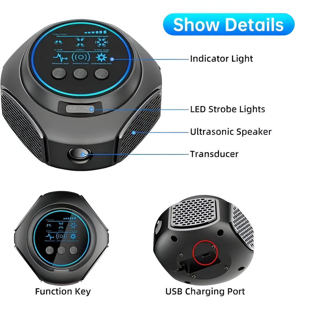 Araxa™ - Silent Ultrasonic Pest Defense For Living Spaces