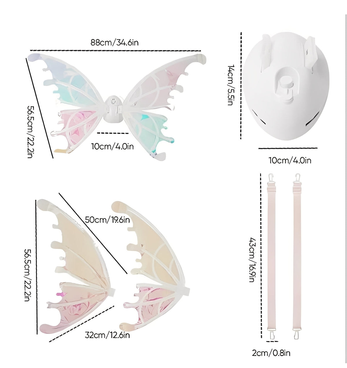Aerelle™ - Twinkling LED Wings For Imaginative Play