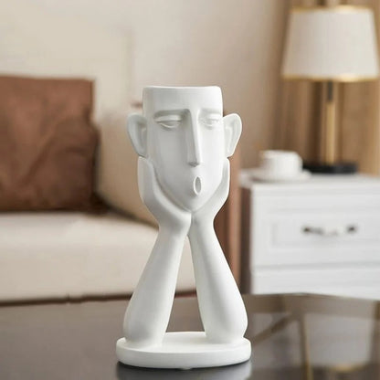 Viora™ - Sculptural Ceramic Planter for Small Plants