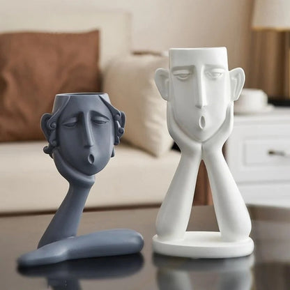 Viora™ - Sculptural Ceramic Planter for Small Plants