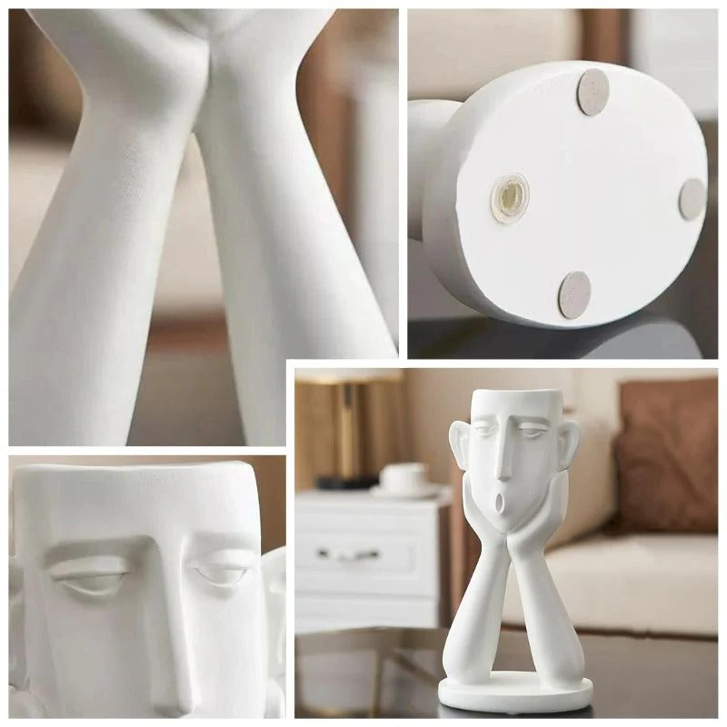 Viora™ - Sculptural Ceramic Planter for Small Plants
