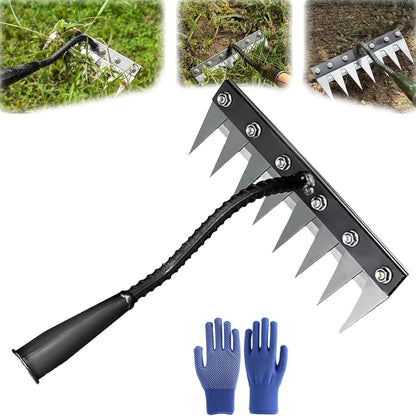 Rivaro™ - Narrow-Tine Rake for Precise Garden Weeding