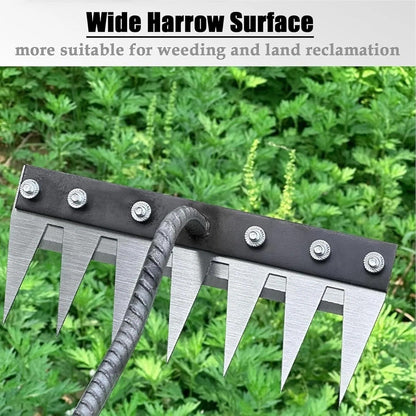 Rivaro™ - Narrow-Tine Rake for Precise Garden Weeding
