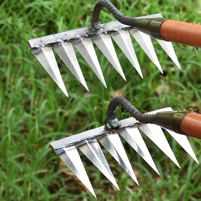 Rivaro™ - Narrow-Tine Rake for Precise Garden Weeding