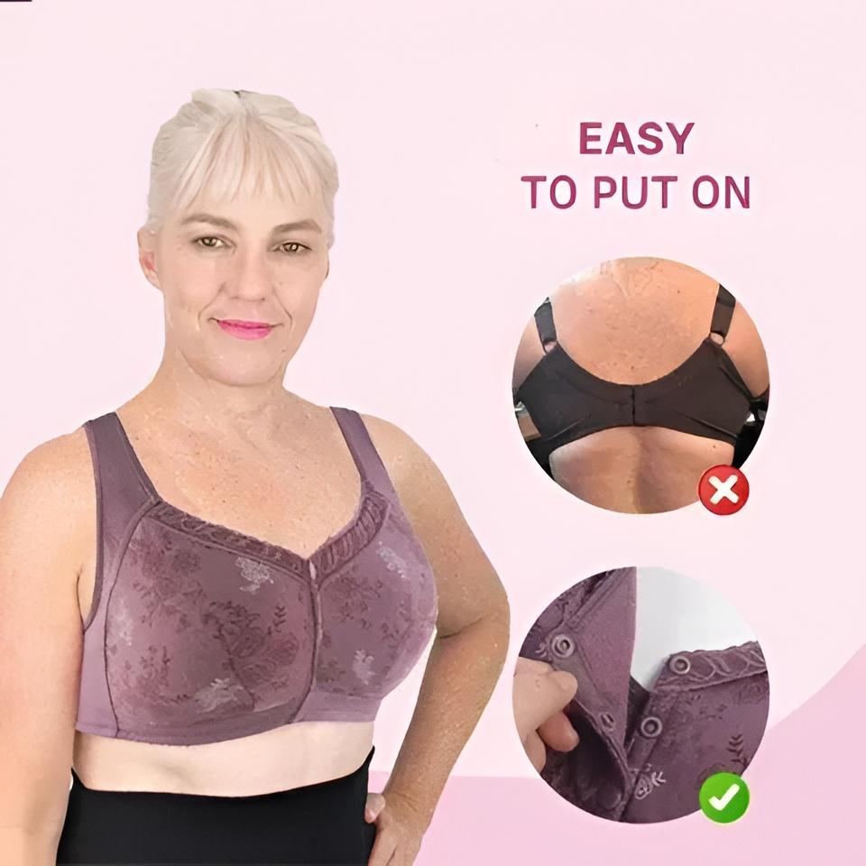 Velora™ - Effortless Front-Closure Comfort All Day