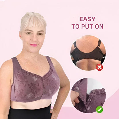 Velora™ - Effortless Front-Closure Comfort All Day
