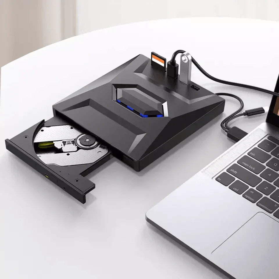 Arcena™ - Slim 3-in-1 Optical Drive for Travel
