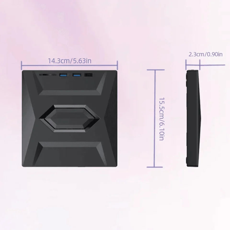 Arcena™ - Slim 3-in-1 Optical Drive for Travel