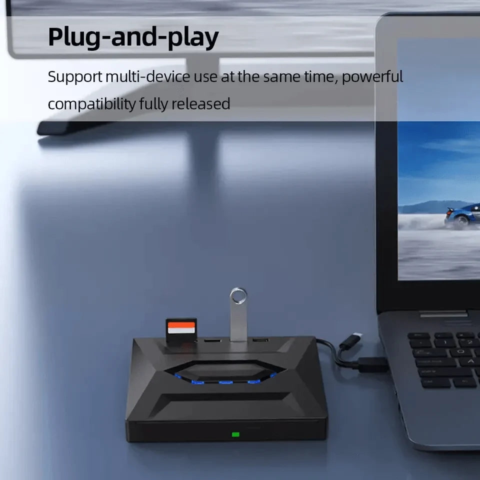 Arcena™ - Slim 3-in-1 Optical Drive for Travel